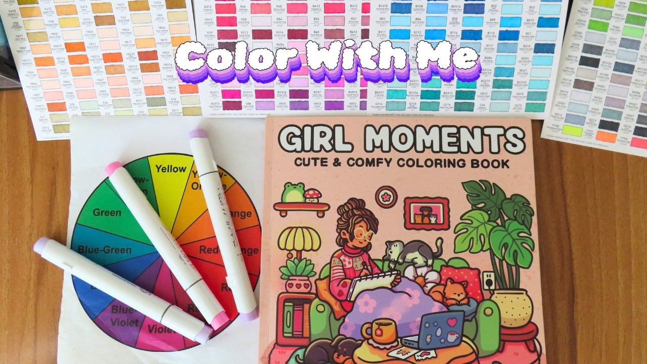 Color With Me: Girl Moments and Relaxing Music