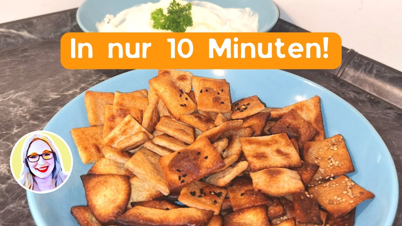 Cräcker in nur 10 Minuten mit Sauerteig / Lievito Madre - meine Familie liebt dieses Rezept!