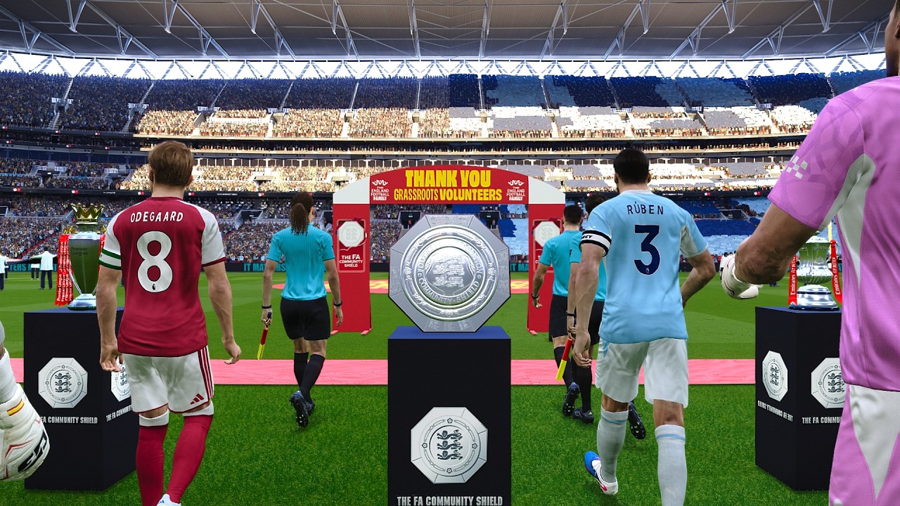 FA Community Shield 2026 Entrance and Trophy for PES 2021 and Football Life
