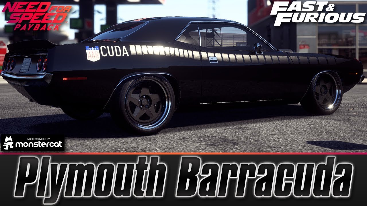 Need For Speed Payback: Plymouth Barracuda Race Build | LV399 | Dom Toretto Needs Handbrake Help