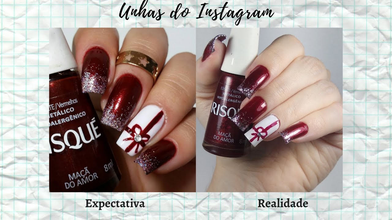 Unhas do Instagram - Edição Natalina | Unhas da Marie