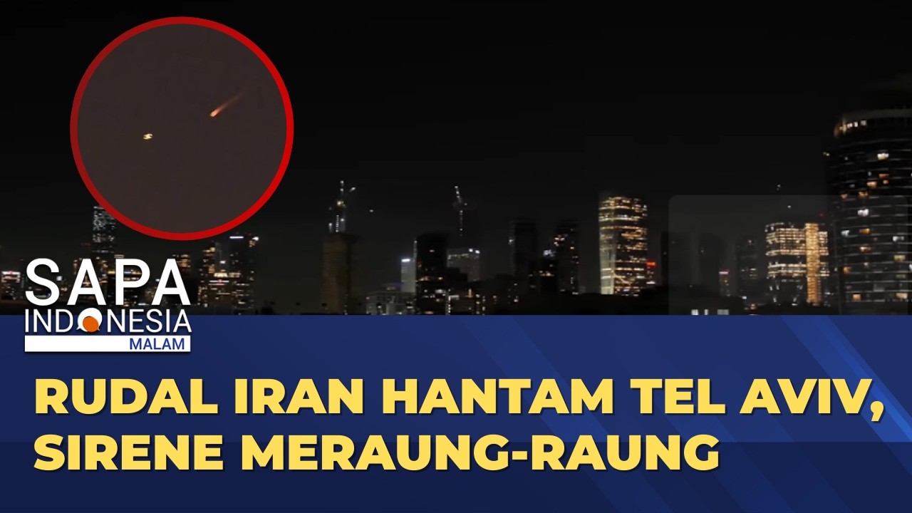 Rudal Iran Kembali Menghantam Kota Tel Aviv Israel | SAPA MALAM