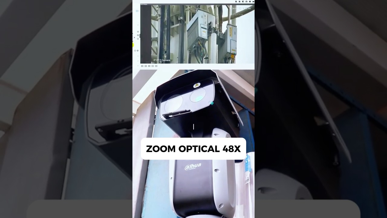 48&times; Optical Zoom Meets AI Tracking &mdash; Long Range Precision in Action#dahua #longdistance #aicamera