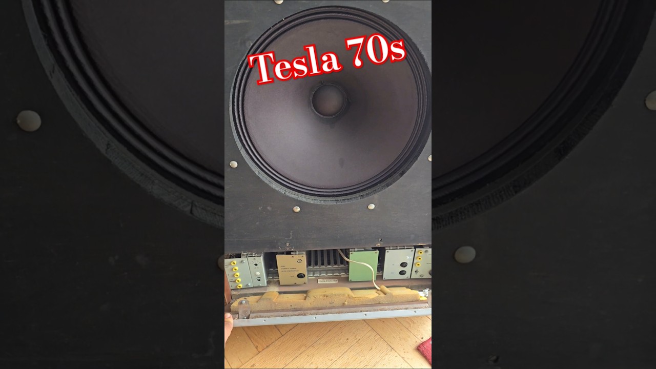 70s Vintage Rare Unique Top Best HiFi TESLA Active SPEAKERS 15