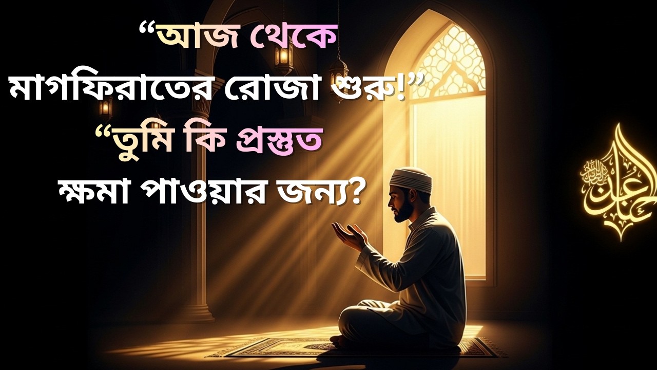 🌙 আজ থেকে মাগফিরাতের রোজা শুরু | আল্লাহ কাদের ক্ষমা করবেন? #Ramadan2026 #BanglaIslamic