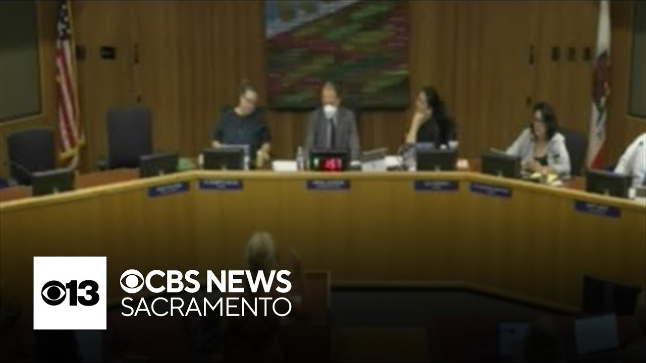 Davis school board meeting take unusual turn when parent undresses during public comment