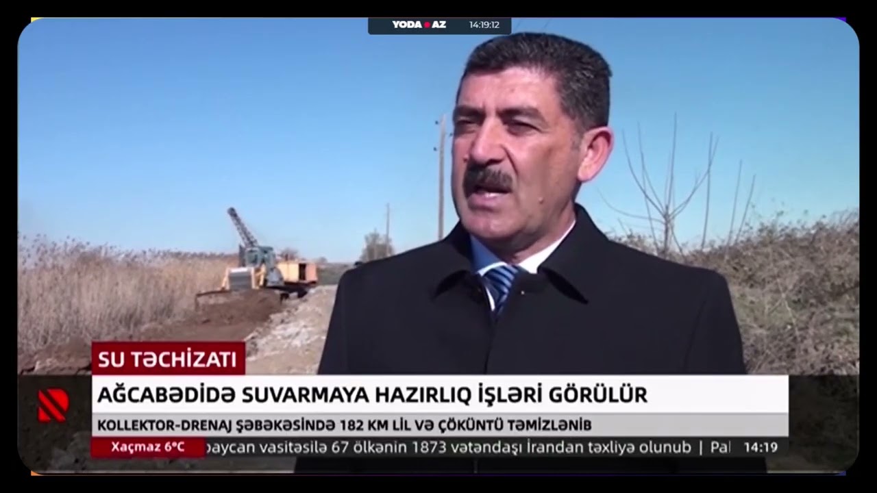 Ağcabədidə suvarmaya hazırlıq işləri görülür - Real TV 08.03.2026