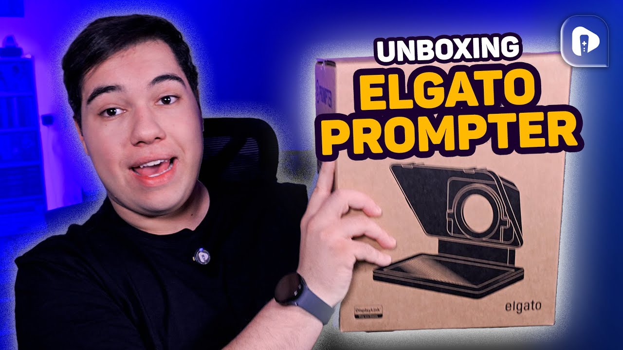 CHEGOU MEU TELEPROMPTER! Unboxing do Elgato Prompter