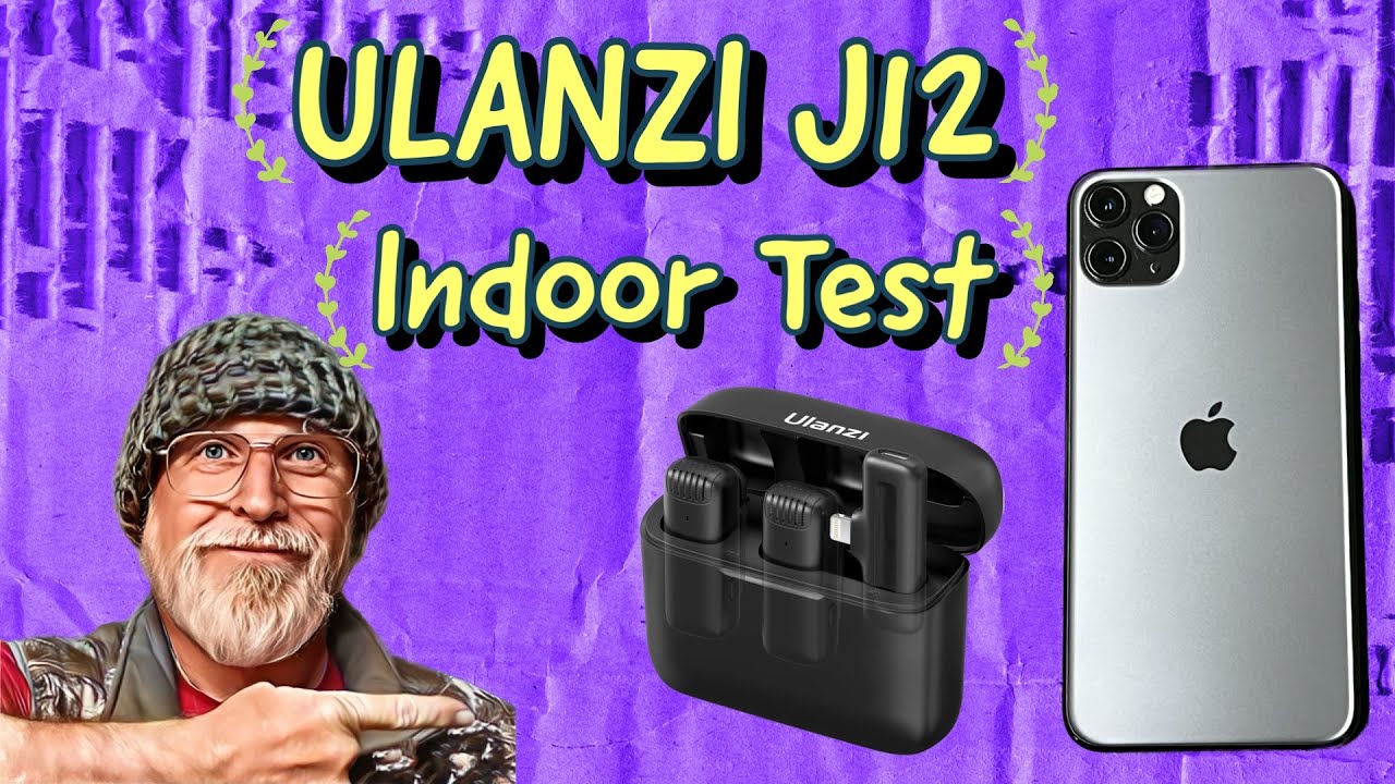 Ulanzi J12 dual wireless mic indoor test