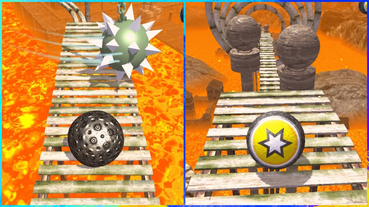ROLLANCE : BALLS ADVENTURE GAME - STAR ⭐ BALLS AWESOME CHALLENGE - LEVEL 2196