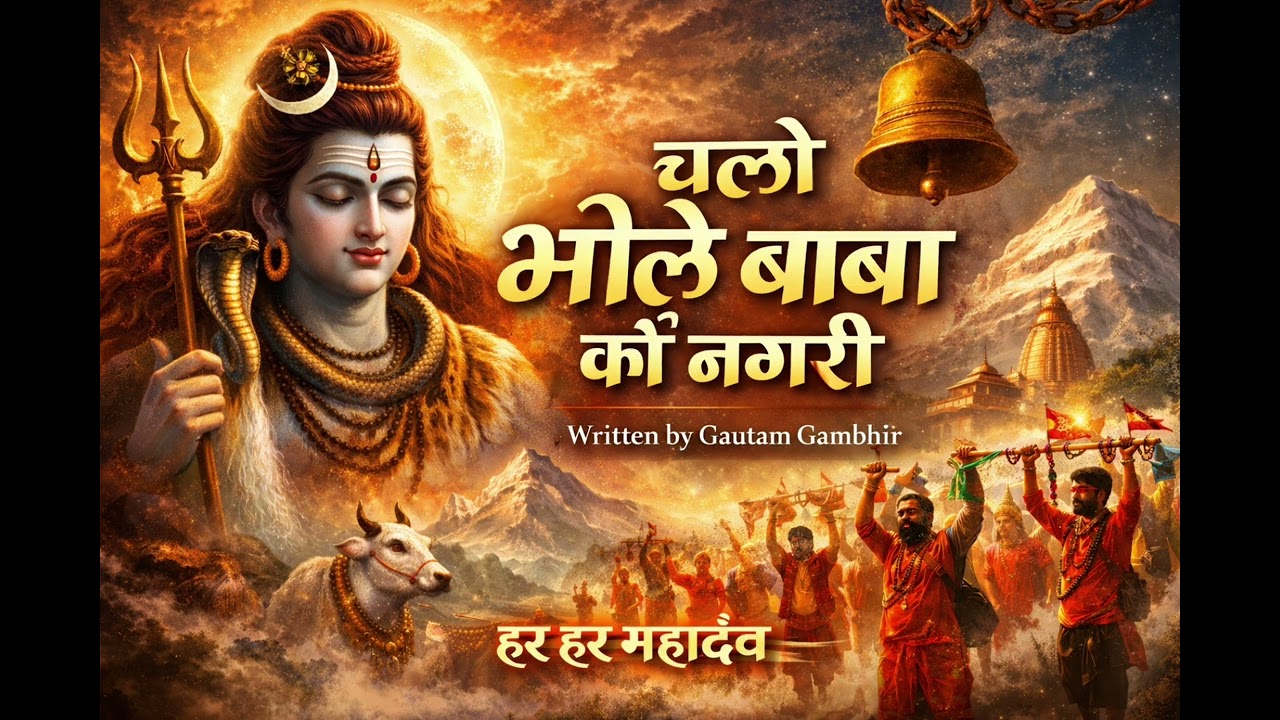 चलो भोले बाबा की नगरी | New Shiv Bhajan 2026 | Har Har Mahadev | Bol Bam Bhajan