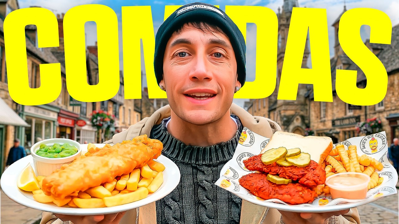 PROBANDO LAS MEJORES COMIDAS DE INGLATERRA