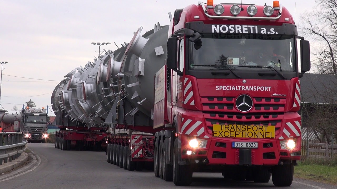 NOSRETI Specialtransport - přeprava kolon do Pančeva