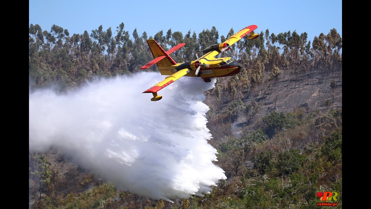 Incêndio na Serra de Monchique - Meios aéreos