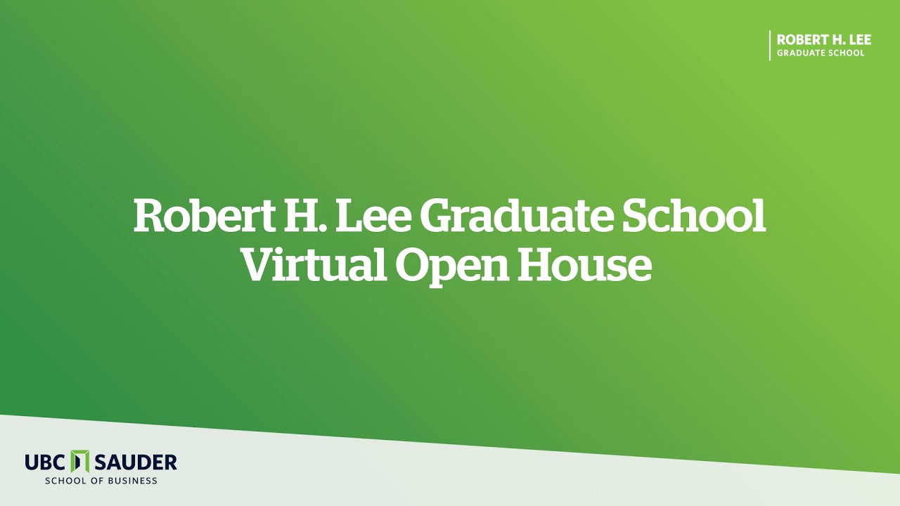 UBC Sauder Virtual Open House: Highlights of the Event (March 2022)