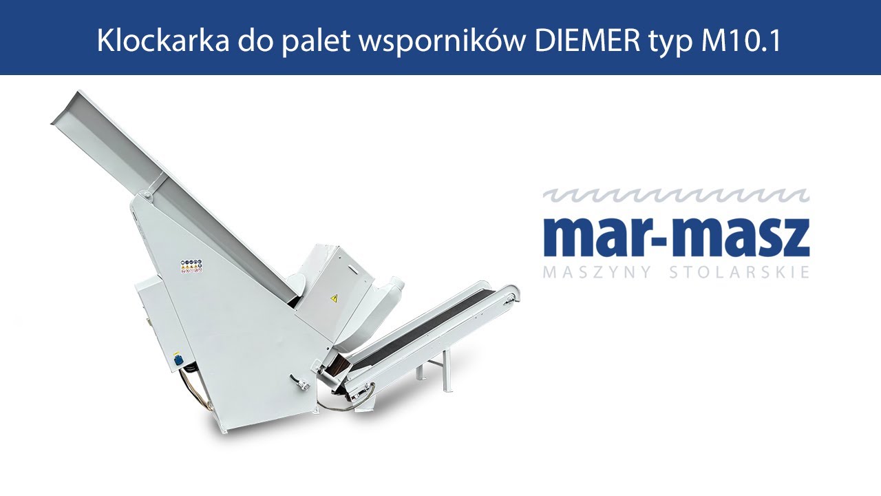 Klockarka do palet wsporników automat do ciecia DIEMER typ M10.1 - Mar-Masz | Woodworking