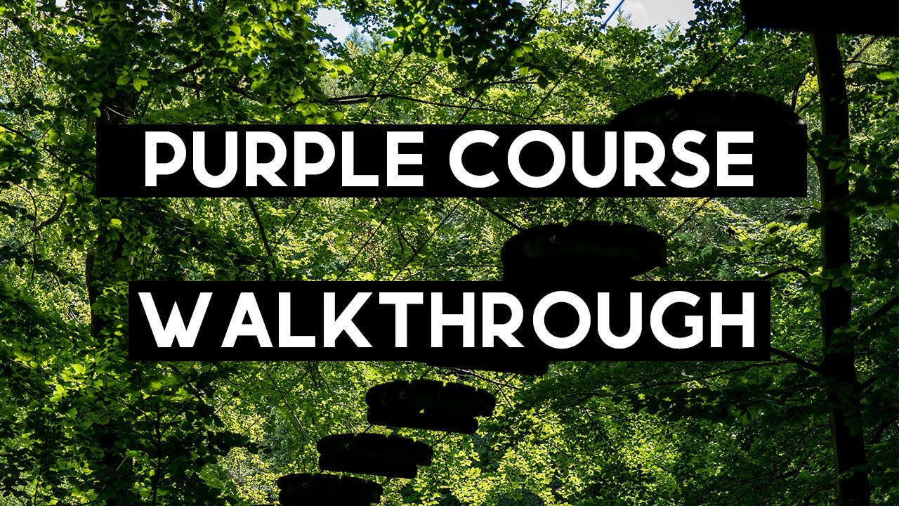 Camp Adventure Denmark Purple Course Walkthrough (ASMR Climbing)