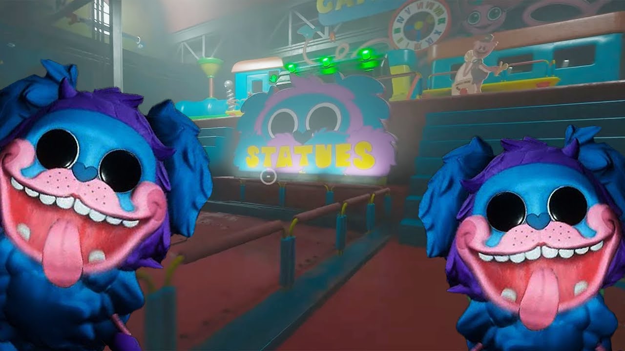 The statues, Game Station, Poppy Playtime chapter 2