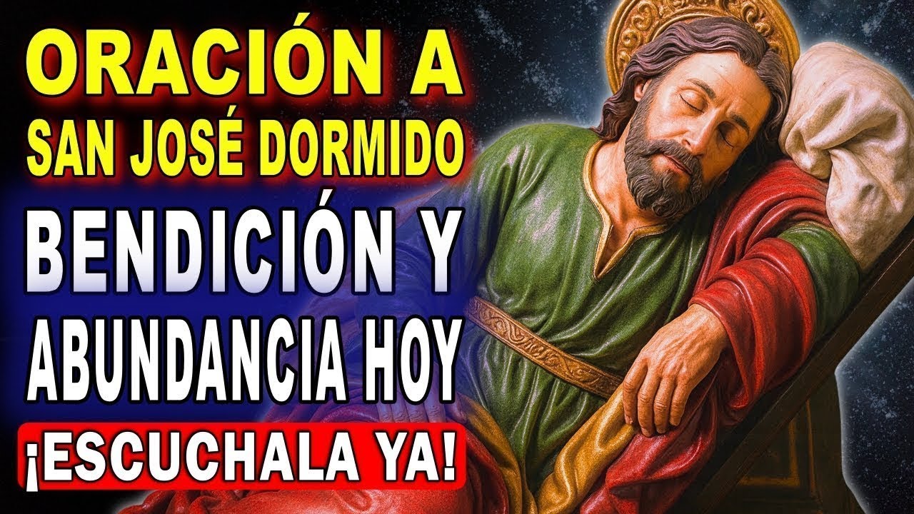 REZA 5 MINUTOS ANTES DE DORMIR 😴 y Pasó Algo Increíble 🙏 SAN JOSÉ DORMIDO Respondió
