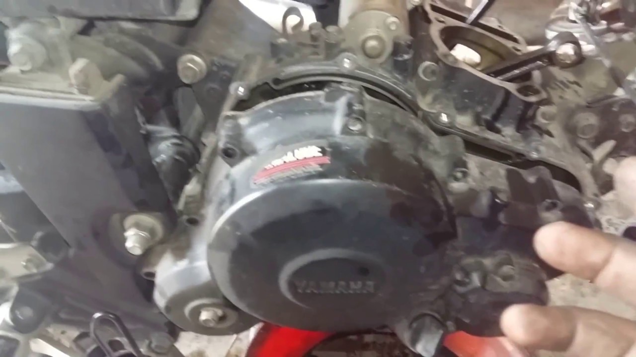 reparacion  de motor fz  150  yama    1 parte