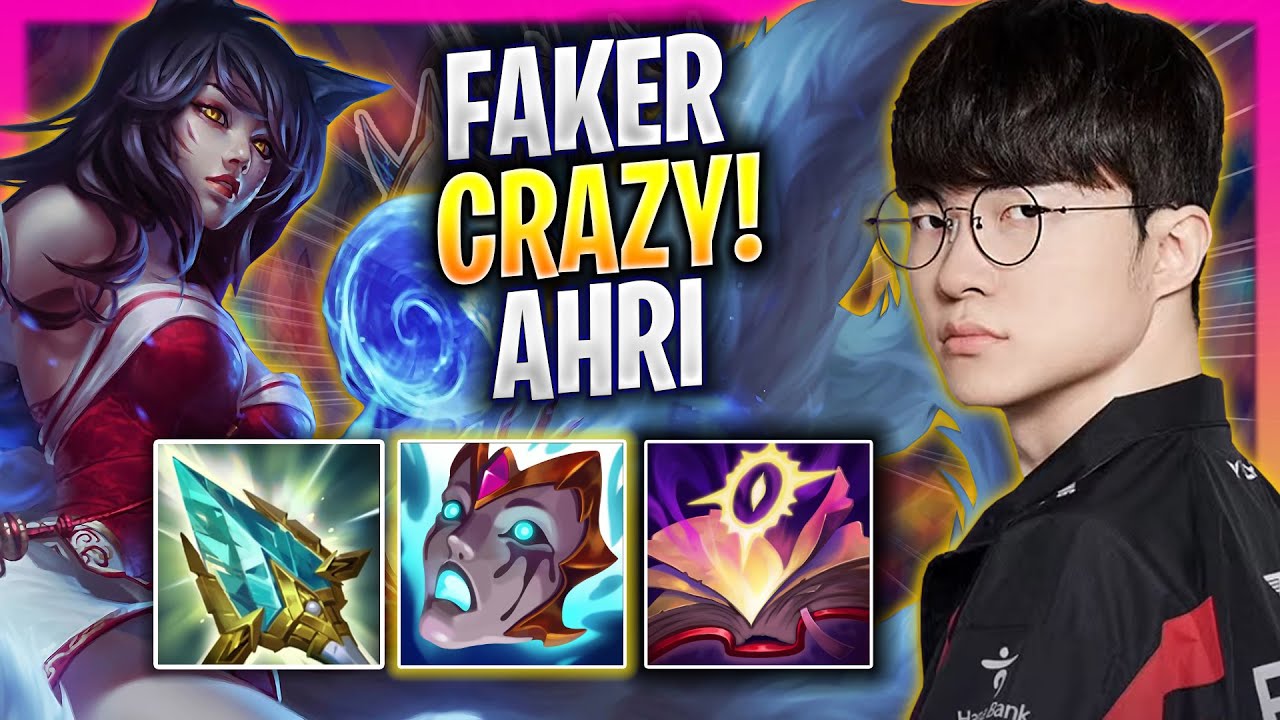 FAKER IS SO CRAZY WITH AHRI! - T1 Faker Plays Ahri MID vs Jayce! | Season 2025