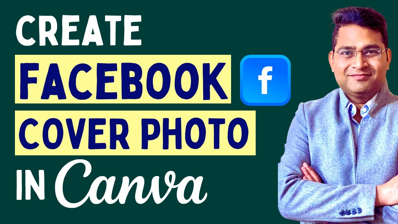 Create Facebook Cover Photo in Canva | Easy Canva Tutorial