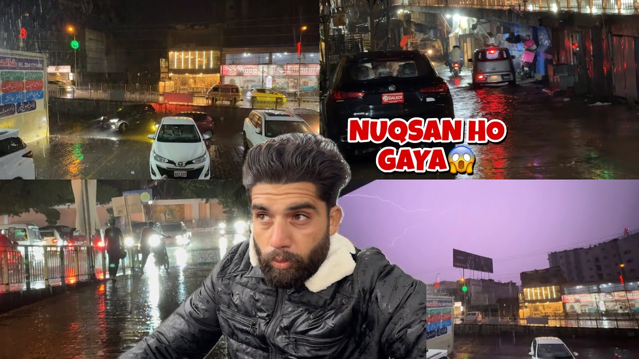 TUFANI BARISH Se Nuqsan Ho Gaya😱 Hospital Main Phass Gaya😱  #Mrhamza