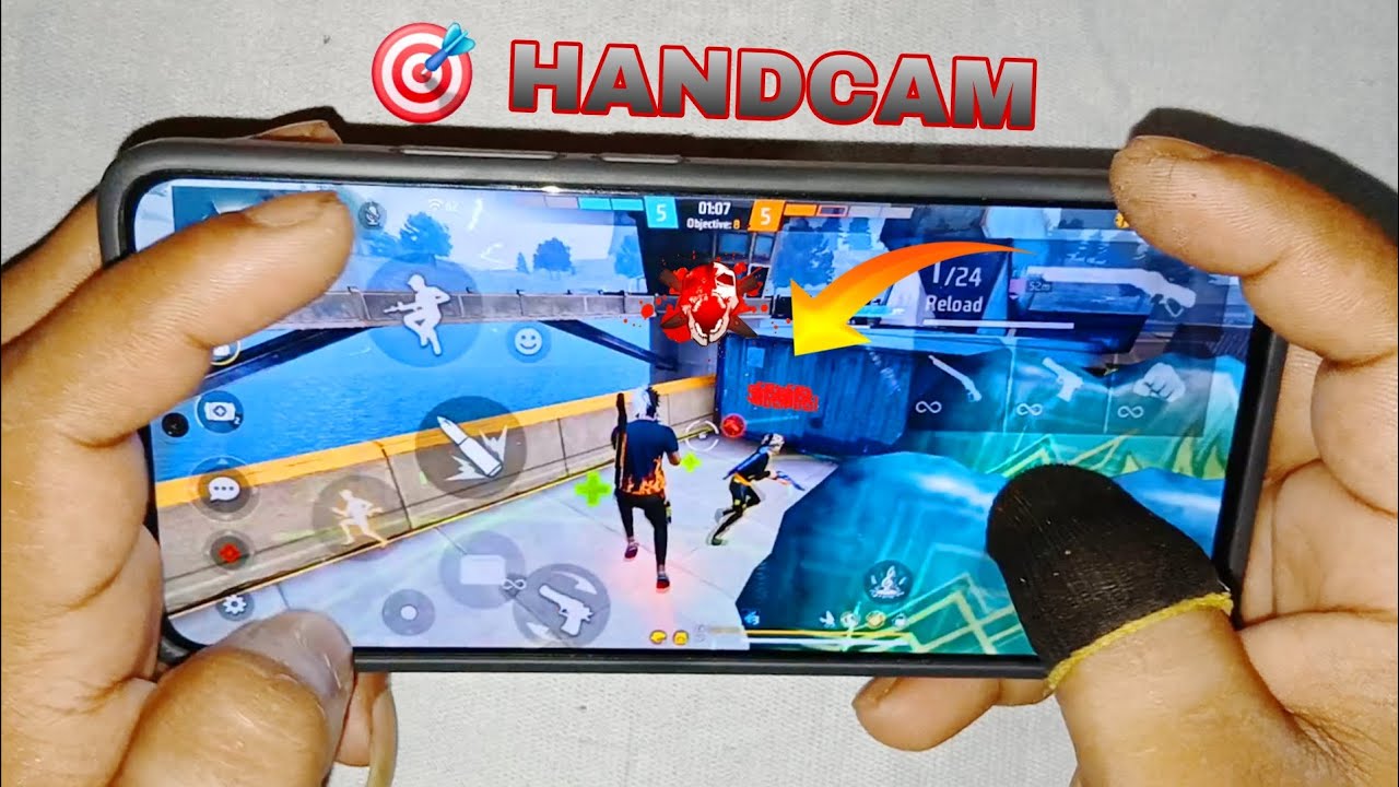 Redmi Note 14 📲 Handcam Gameplay ⚡️ Free Fire Max | 1v2 Custom Room challenges 😱
