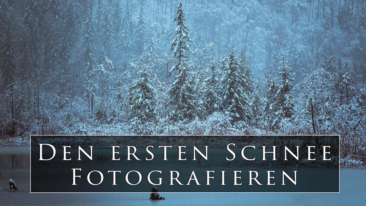LANDSCHAFTSFOTOGRAFIE im WINTER 2019 | Erster SCHNEE im Tal mit See