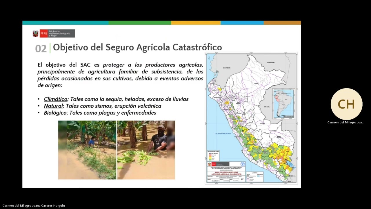 Capacitación de seguro agrícola - Huancavelica