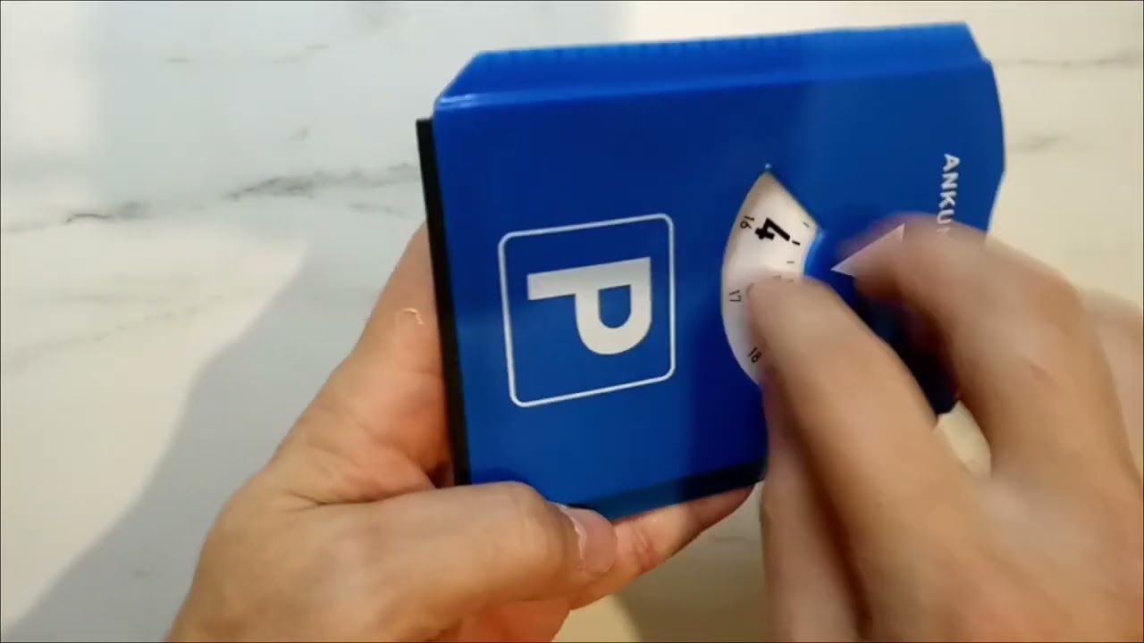 FAST AND AGGRESSIVE ASMR Car Parking Disc Timer Clock Arrival   Tapping and Scratching (no talking).
