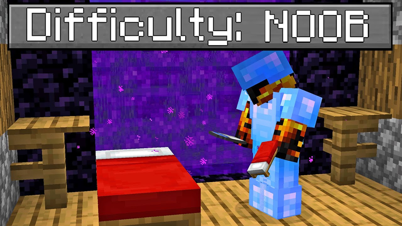 Jeg Speedrunner Minecraft På NOOB MODE!