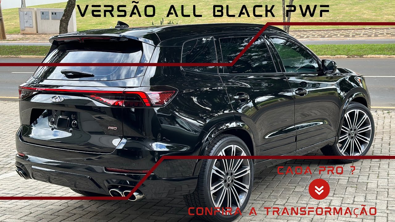 TIGGO 8 PRO ALL BLACK CUSTOM PWF + CLÍNICA BEO CONHEÇA O NOVO CAOA CHERY SUV MAIS TOP DA CATEGORIA