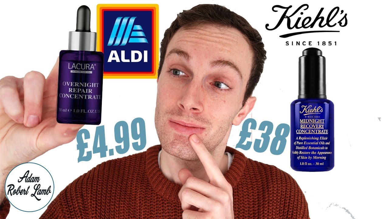 Aldi Midnight Recovery Concentrate Dupe | Skincare Review