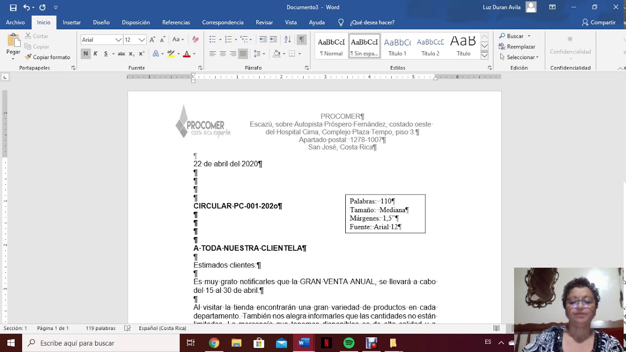 TUTORIAL COMO ELABORAR UNA CIRCULAR