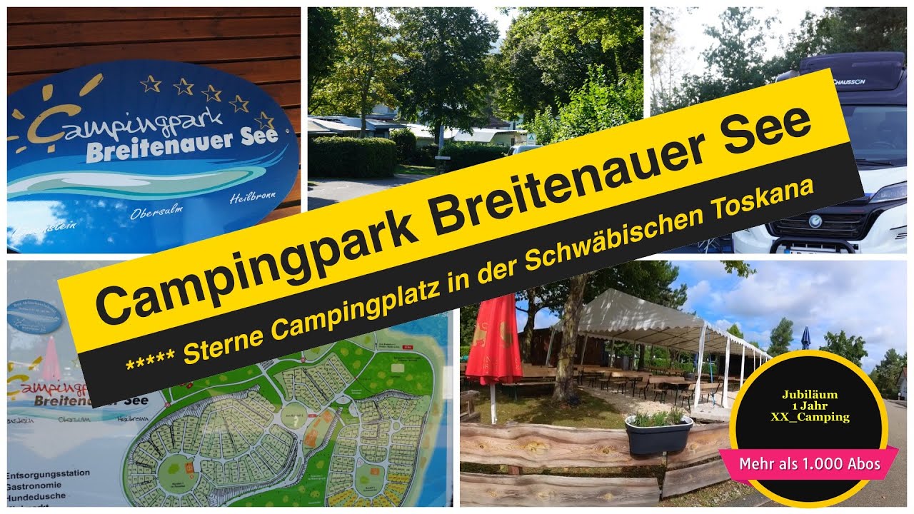 🫵 5 Sterne Campingplatz Breitenauer See in der Schwäbischen Toscana. Alles was ein Platz braucht 👍🏻