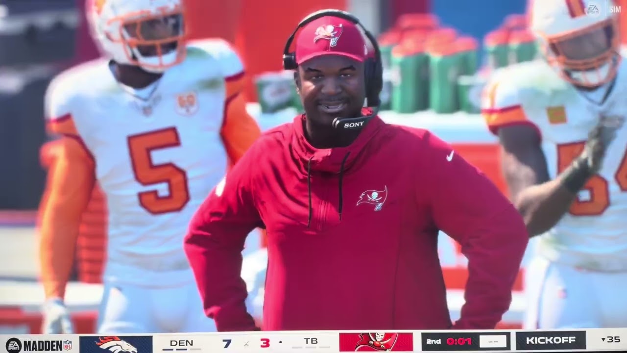 Broncos vs Buccaneers Madden 26 full game 1 minute quarters ￼￼￼