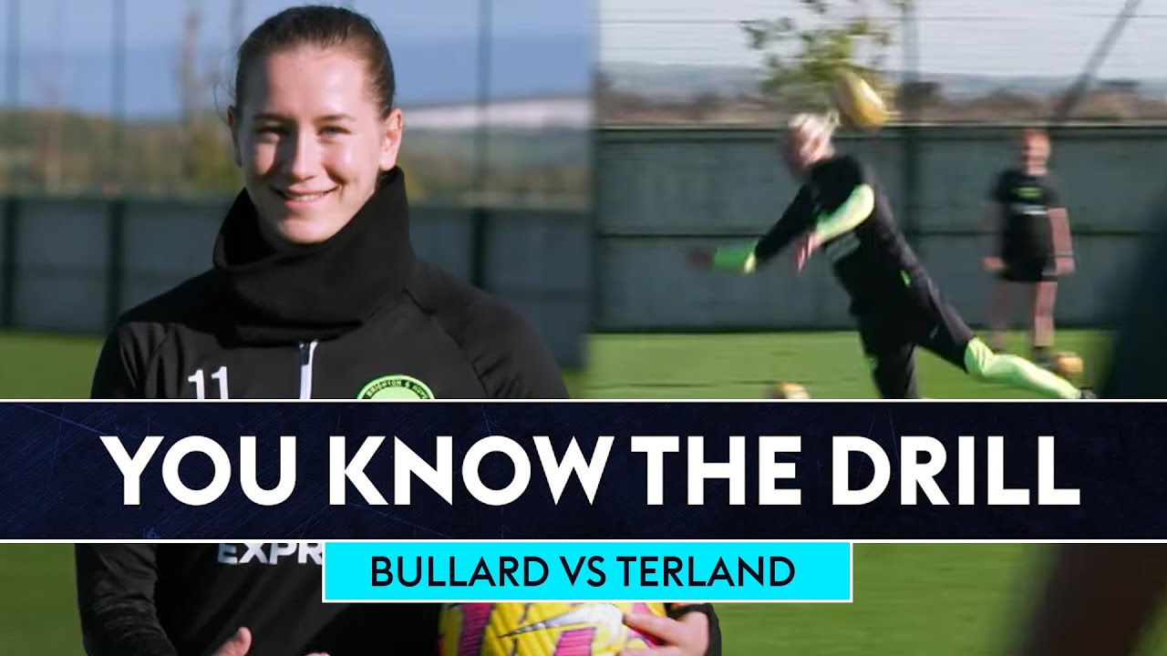 Jimmy takes on Elisabeth Terland in EXHAUSTING shooting drill! 😤 | You Know the Drill | Brighton