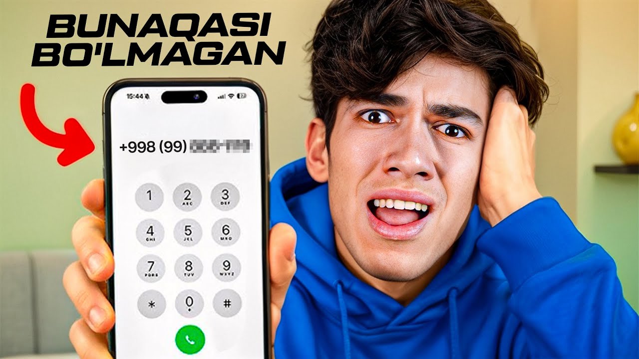 60 TA BEGONA odamga telefon qilib TANISHDIM!