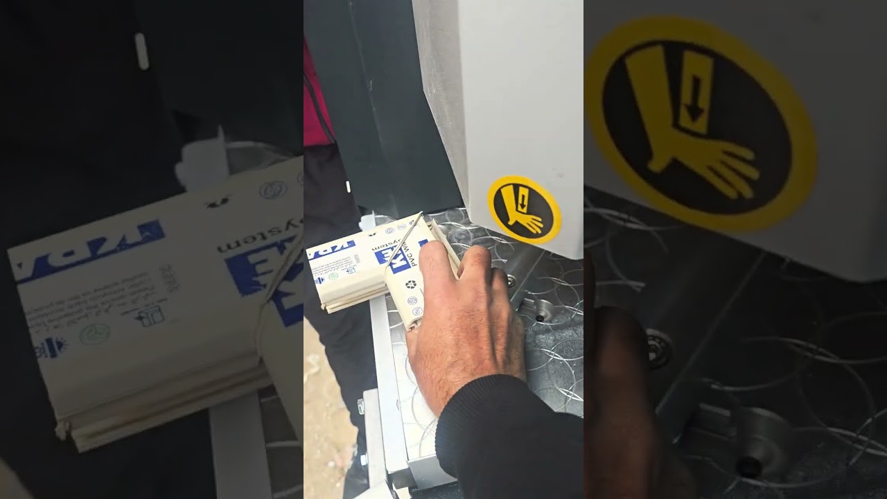 شرح كارتت ماكينه لحام سومينز لتصنيع الأبواب والشبابيك ال upvc وتسليم خط إنتاج حديث من #ابداع 