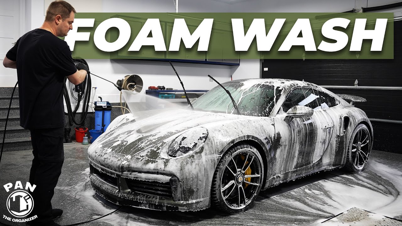 Porsche 911 Turbo S Foam Wash - Exterior Auto Detailing