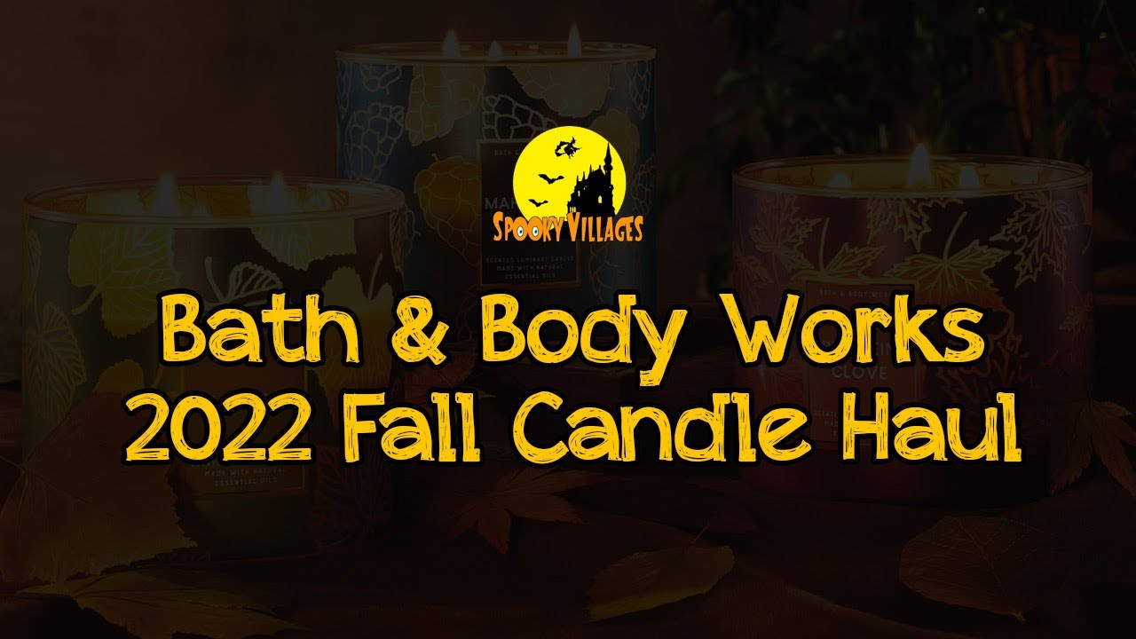 Bath & Body Works Fall Candle Haul 2022