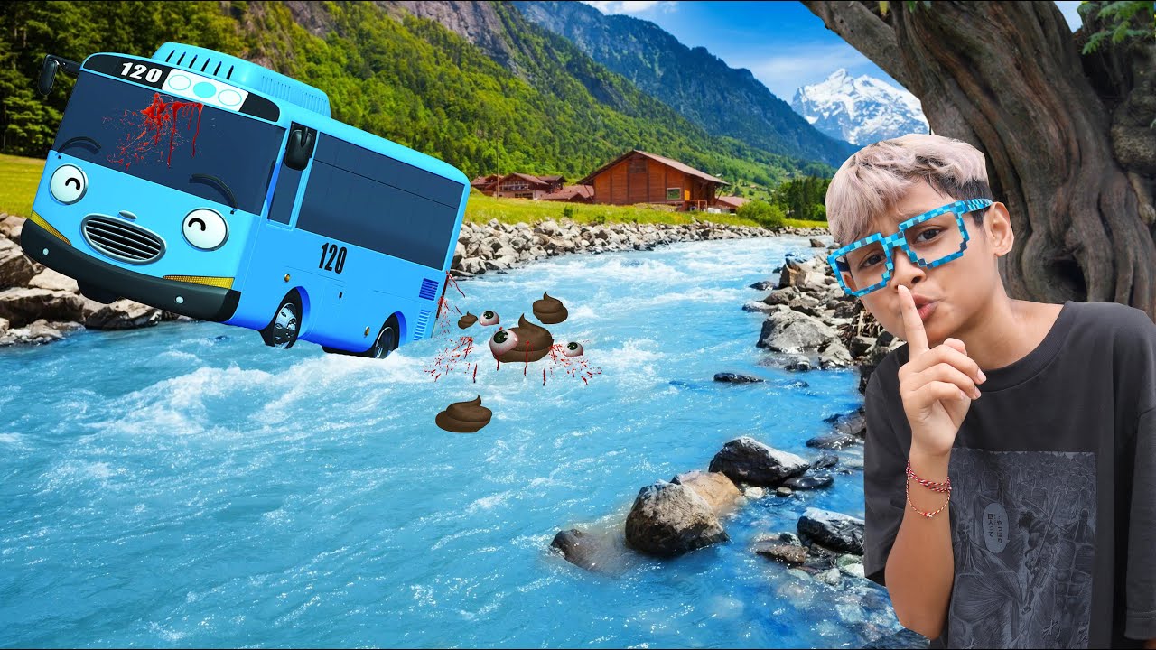 BUS TAYO BERAK DI SUNGAI SAMPAI TERCEMAR!!! BAUNYA SAMPAI BIKIN PUSING BOCIL!!!