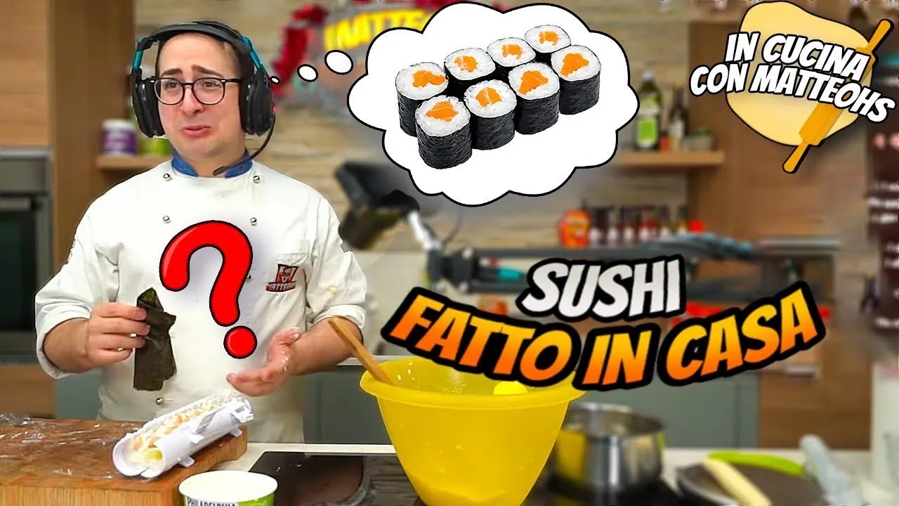 SUSHI fatto in CASA FINITO MALE🍣 ¦ IN CUCINA CON MATTEOHS