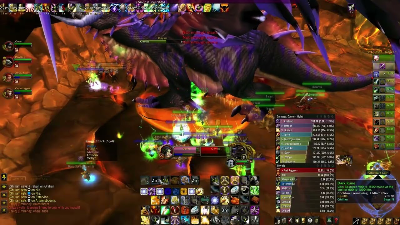 Onyxia Kill | Retribution Paladin POV | Project Epoch WoW | Tempest Guild