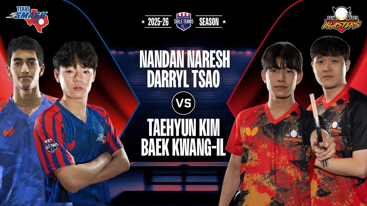 MATCH HIGHLIGHTS: Naresh/Tsao vs Kim/Kwang-Il | MLTT Week 12 (Pleasanton, CA)