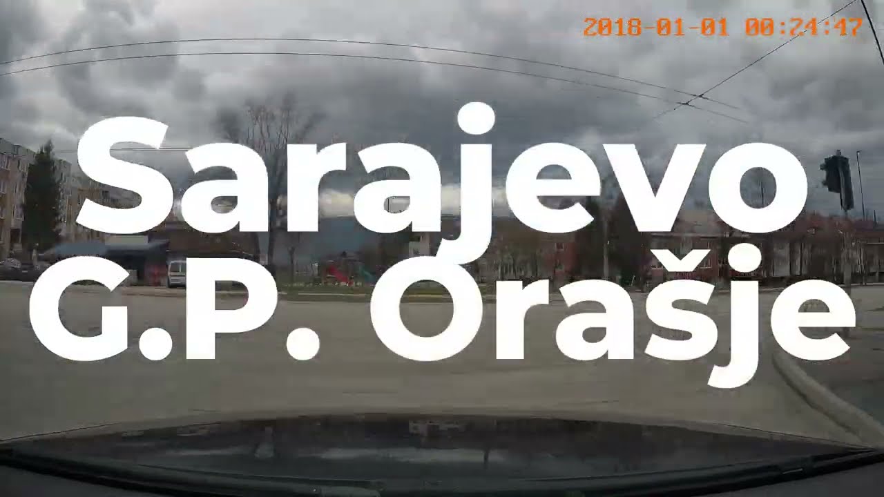 Vožnja: Sarajevo - G.P. Orašje #dashcam #onboardcam #visitbosnia #2018 #hyperlapse #orasje #bosnia