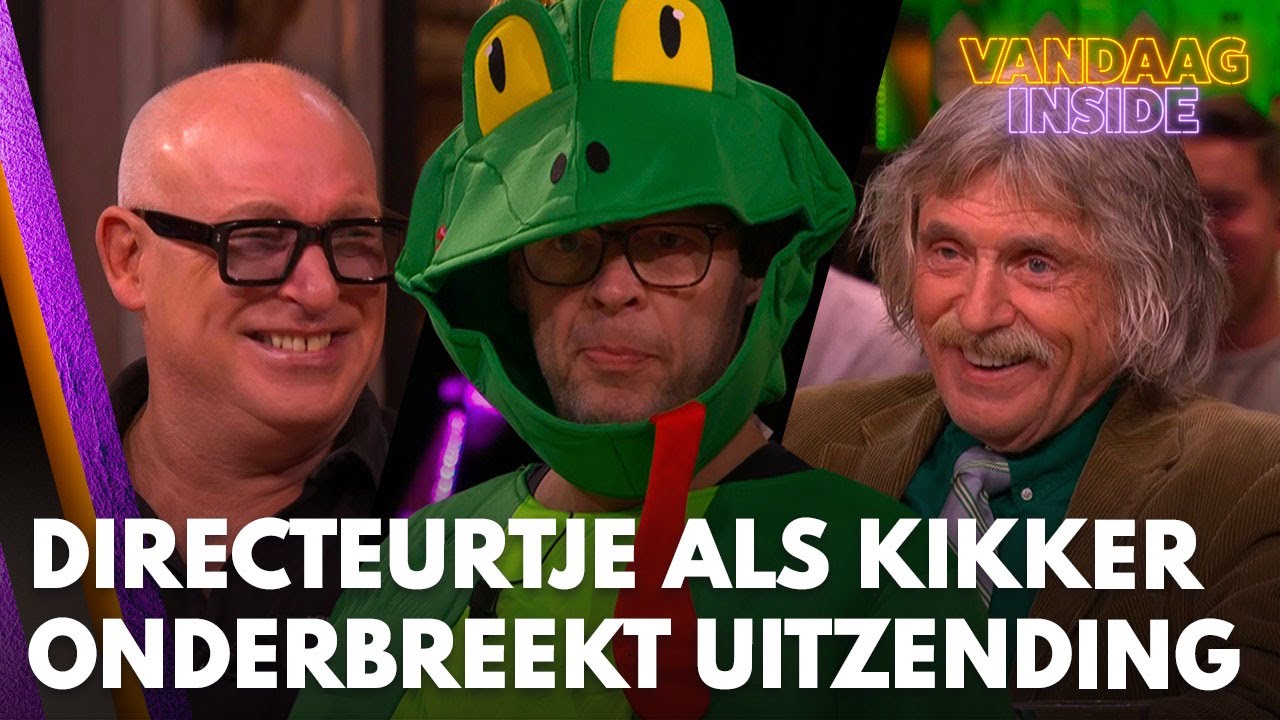 Directeurtje in kikkerpak onderbreekt Vandaag Inside: 'Mijn vrouw smeekte mij om dit niet te doen'