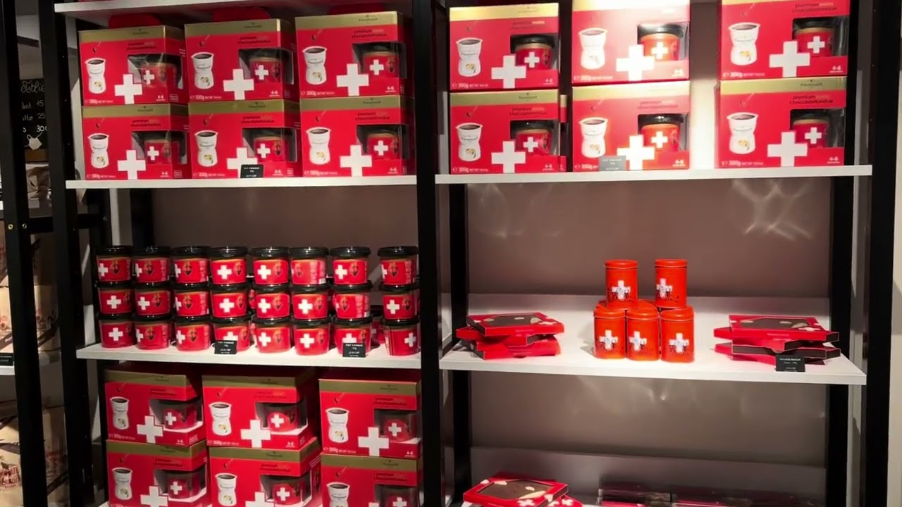 Tour of a Swiss Chocolate Shop in Geneva Switzerland 