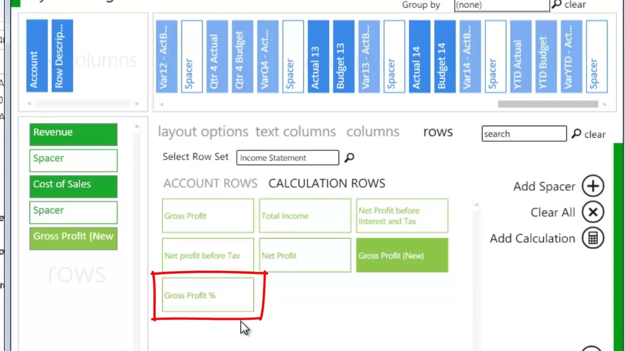 Adding Calculated Fields using the Layout Generator
